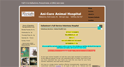 Desktop Screenshot of anicareanimalhospital.com